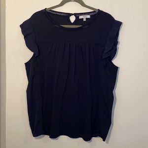 Q&A Flutter Sleeve Top
